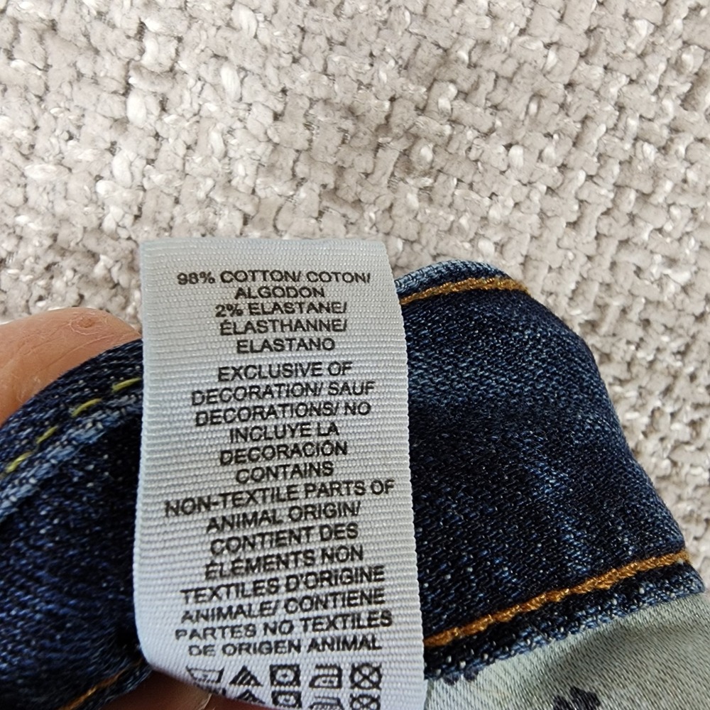 Lucky Brand 361 Vintage Straight Blue Jeans Mens 34 Blue Denim Classic 36x32 - Picture 13 of 13
